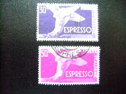 ITALIA ITALIE 1945 YVERT Nº Expres 31 +31A º FU - Posta Espresso