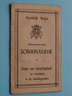 SCHOONAERDE Kaart Van Eenzelvigheid Nr. 4935 Anno 1940 ( Van Den Abbeele Alfons 1913 / Details Zie Foto ) ! - Non Classés