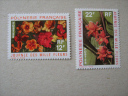 1971  POLYNESIE    P 83/85  * *    JOURNEE DES MILLE FLEURS 3 VALEURS - Unused Stamps