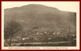 Dept 74 Saint Cergues Les Voirons       Vue Générale Et Village De Boringes      ( Scan Recto Et Verso ) - Saint-Cergues