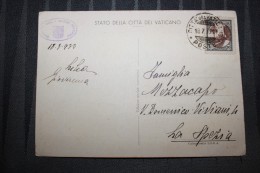 PP - VATICAN - Timbres Obliterations Sur Carte INGRESSO AL MUSEI DEL VIALE DELLE MURA VATICANE - Cartas & Documentos