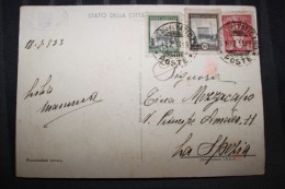 PP - VATICAN - Timbres Obliterations Sur Cartemedaglia Commemorativa Del Nuovo Ingresso E Scala... - Cartas & Documentos