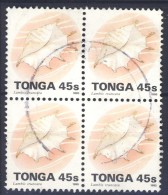 #K2064. Tonga 1995. Michel 1277 II. In Bloc Of 4. Used(o) - Tonga (1970-...)