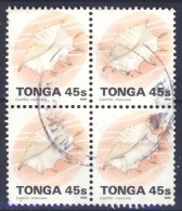 #K2065. Tonga 1995. Michel 1277 II. In Bloc Of 4. Used(o) - Tonga (1970-...)