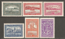 Yugoslavia 1932 Mi# 243-248 ** MNH - European Rowing Championship Races, Belgrade - Unused Stamps