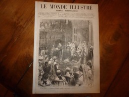 1876 Le Monde Illustré:Victoria (Angleterre); Bordeaux (carrousel,Hippisme);Catastrophe Du Puits Jabin; Espagne ;Echecs - 1850 - 1899