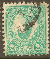 NSW 1905 2/6 Blue-green Lyrebird SG 349a U #QO153 - Used Stamps