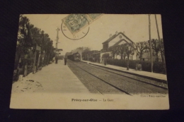 Cp Precy Sur Oise La Gare - Précy-sur-Oise
