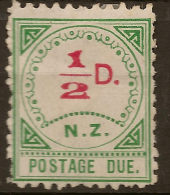 NZ 1899 1/2d Postage Due SG D1 HM #QM243 - Segnatasse