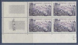 N° 1041 Martinique 20f - Date 04-01-56 - 1950-1959