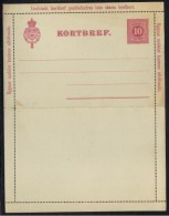 SUEDE / 1891 ENTIER POSTAL - CARTE LETTRE 10 Ö  (ref E625) - Briefe U. Dokumente