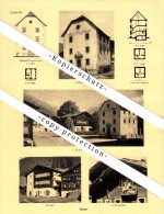 Photographien / Ansichten , 1935 , Ernen , Naters , Moerel , Bezirk Goms , Prospekt , Architektur , Fotos !!! - Ernen