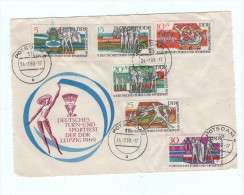 DEUTSCHES TURN UND SPORTFEST DER DDR LEIPZIG 1969 - 1er Día – FDC (hojas)