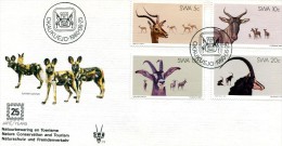 SWA 1980.25 YEARS NATURE CONSERVATION AND TOURISM.FDC. ANTELOPE.ANTILOPE.PAUL BOSMAN 1980.FAUNE.FAUNA.GOOD! - Swaziland (...-1967)