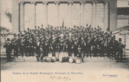Fanfare De La Grande Boulangerie Nationale De Bruxelles 17/09/1907 - Autres & Non Classés