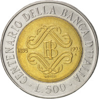 Monnaie, Italie, 500 Lire, 1993, TTB+, Bi-Metallic, KM:160 - 500 Liras