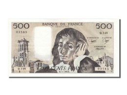 Billet, France, 500 Francs, 500 F 1968-1993 ''Pascal'', 1982, 1982-01-07, SPL - 500 F 1968-1993 ''Pascal''