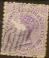 NZ 1882 2d Pmk 9 Obliterator SG 188 U #QM144 - Usati