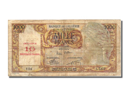 Billet, Algeria, 10 NF On 1000 Francs, 1958, 1958-05-05, TB - Algérie