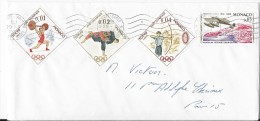 Posté De MONTE-CARLO-29-3-1965- XVIII Olympiade - Lettres & Documents