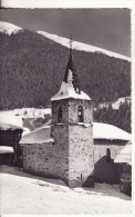 VERBIER (Valais-Suisse)  Vue Sur Clocher De L'église En Hiver - VOIR 2 SCANS - - Other & Unclassified