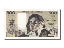 Billet, France, 500 Francs, 500 F 1968-1993 ''Pascal'', 1979, 1979-06-07, TTB+ - 500 F 1968-1993 ''Pascal''