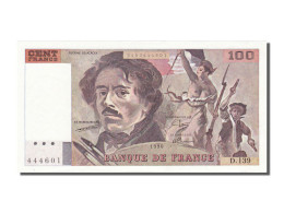 Billet, France, 100 Francs, 100 F 1978-1995 ''Delacroix'', 1990, SPL, Fayette:69 - 100 F 1978-1995 ''Delacroix''