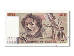 Billet, France, 100 Francs, 100 F 1978-1995 ''Delacroix'', 1991, TTB, Fayette:69 - 100 F 1978-1995 ''Delacroix''