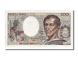 Billet, France, 200 Francs, 200 F 1981-1994 ''Montesquieu'', 1983, TTB+ - 200 F 1981-1994 ''Montesquieu''