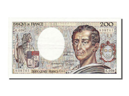 Billet, France, 200 Francs, 200 F 1981-1994 ''Montesquieu'', 1988, SUP+ - 200 F 1981-1994 ''Montesquieu''