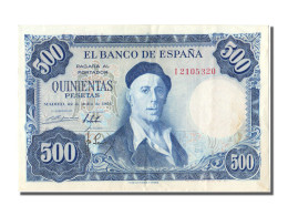Billet, Espagne, 500 Pesetas, 1954, 1954-07-22, TTB+ - 500 Peseten