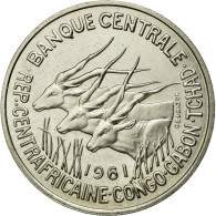 Monnaie, États De L'Afrique équatoriale, 50 Francs, 1961, FDC, Copper-nickel - Sonstige – Afrika