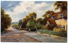 ARTIST CARD - SOUTHEND ON SEA : PRITTLEWELL VILLAGE - Southend, Westcliff & Leigh