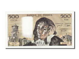 Billet, France, 500 Francs, 500 F 1968-1993 ''Pascal'', 1975, 1975-11-06, TTB+ - 500 F 1968-1993 ''Pascal''