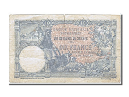 Billet, Serbie, 10 Dinara (srebru), 1893, 1893-01-02, TB+ - Serbia