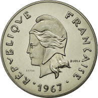 Monnaie, French Polynesia, 50 Francs, 1967, FDC, Nickel, Lecompte:110 - Polynésie Française