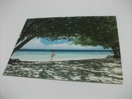 STORIA POSTALE FRANCOBOLLO COMMEMORATIVO MALDIVES  SPIAGGIA  PIN UP - Maldiven