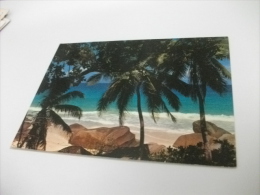 STORIA POSTALE FRANCOBOLLO COMMEMORATIVO SEYCHELLES BEACH VIEW MAHE - Seychellen