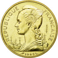 Monnaie, FRENCH AFARS & ISSAS, 20 Francs, 1968, Paris, FDC, Aluminium-Bronze - Autres – Afrique