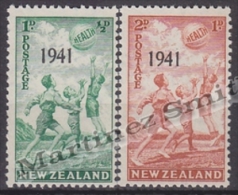 New Zealand - Nouvelle Zelande 1940 Yvert 256-57 In Profit Of The Children - MNH - Ungebraucht