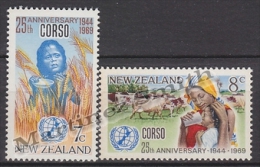 New Zealand - Nouvelle Zelande 1969 Yvert 497-98 - 25th Centenary Of CORSO - MNH - Nuevos