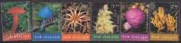 New Zealand - Nouvelle Zelande 2002 Yvert 1901-06 Flowers, Mushrooms - MNH - Ungebraucht