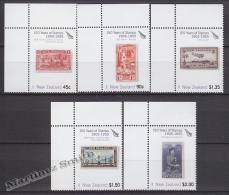 New Zealand - Nouvelle Zelande 2005 Yvert 2147-51 - 150th Anniversary Of The First Poste Stamps Of New Zealand - MNH - Ongebruikt