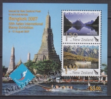 New Zealand - Nouvelle Zelande 2007 Yvert BF 223 - Bankok 2007 Landscapes - Miniature Sheet - MNH - Neufs