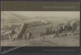 New Zealand - Nouvelle Zelande 2004 Yvert C2076-80 Historic Farm Equipment Souvenir Miniature Sheet Booklet - MNH - Unused Stamps