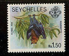 (cl. 2 - P.42) Seychelles **  N° 382 (ref. Michel Au Dos) Chauve-souris : La Roussette - - Seychellen (1976-...)