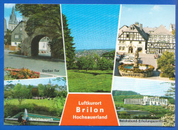 Deutschland; Brilon Hochsauerland; Multibildkarte Mit Marktplatz Und Derker Tor - Brilon