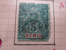 BENIN TIMBRE DES COLONIES FRANCAISES ALLEGORIQUE  > Neuf Sur Charnières (*) & Oblitérés MN - Used Stamps