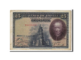 Billet, Espagne, 25 Pesetas, 1928, KM:74b, TTB - Sonstige & Ohne Zuordnung