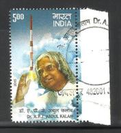 INDIA, 2015, FIRST DAY CANCELLED,  Former President Dr. APJ Abdul Kalam, 1 V - Used Stamps